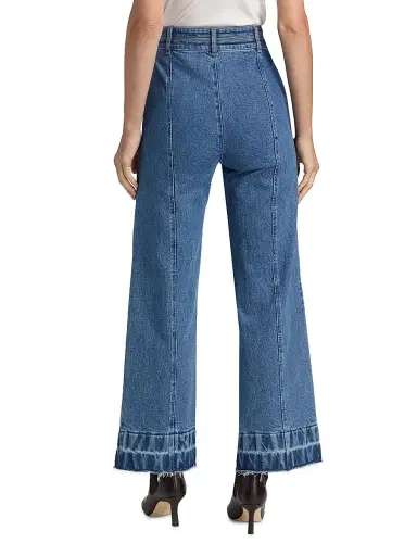 Cinq à Sept Women's Dorothea Wide-Leg Denim Pants - Saphir | Thumbnail 5 Cinq à Sept Women's Dorothea Wide-Leg Denim Pants - Saphir | Thumbnail 5