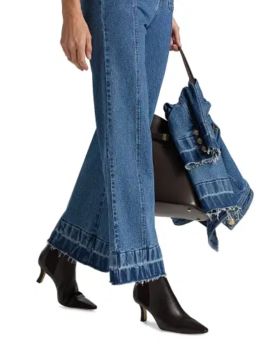 Cinq à Sept Women's Dorothea Wide-Leg Denim Pants - Saphir | Thumbnail 6 Cinq à Sept Women's Dorothea Wide-Leg Denim Pants - Saphir | Thumbnail 6