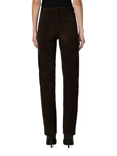 Joe's Jeans Women's The Margot 32'' Vegan Suede Slim Pants - Dark Chocolate | Thumbnail 5 Joe's Jeans Women's The Margot 32'' Vegan Suede Slim Pants - Dark Chocolate | Thumbnail 5