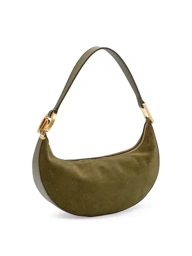 Cult Gaia Women's Leesa Suede Shoulder Bag - Rosemary | Thumbnail 2 Cult Gaia Women's Leesa Suede Shoulder Bag - Rosemary | Thumbnail 2