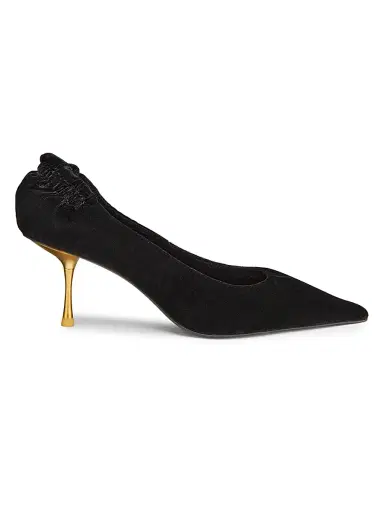 Cult Gaia Women's Valentina 70MM Point Toe Pumps - Black | Thumbnail 1 Cult Gaia Women's Valentina 70MM Point Toe Pumps - Black | Thumbnail 1