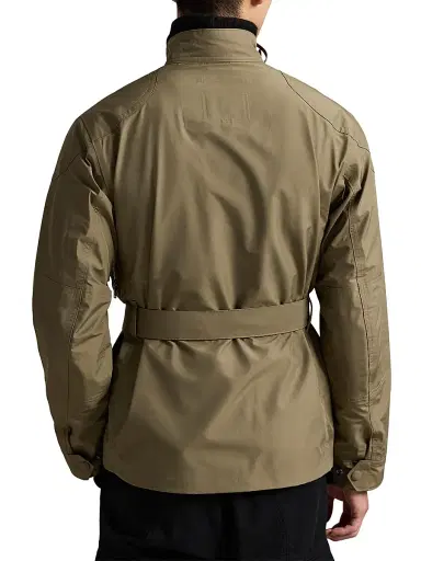 Polo Ralph Lauren Men's Taffeta Belted Zip-Up Jacket - Fall Sage - Size XXL | Thumbnail 4 Polo Ralph Lauren Men's Taffeta Belted Zip-Up Jacket - Fall Sage - Size XXL | Thumbnail 4