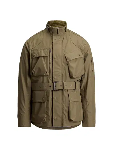 Polo Ralph Lauren Men's Taffeta Belted Zip-Up Jacket - Fall Sage - Size XXL | Thumbnail 1 Polo Ralph Lauren Men's Taffeta Belted Zip-Up Jacket - Fall Sage - Size XXL | Thumbnail 1