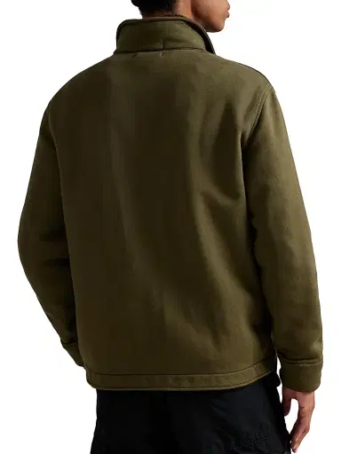 Polo Ralph Lauren Men's Fleece Button-Front Shirt Jacket - Company Olive | Thumbnail 4 Polo Ralph Lauren Men's Fleece Button-Front Shirt Jacket - Company Olive | Thumbnail 4