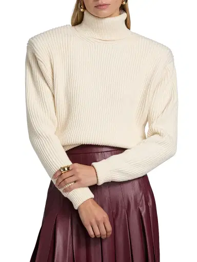 Ronny Kobo Women's Camilla Rib-Knit Long-Sleeve Turtleneck Top - | Thumbnail 3 Ronny Kobo Women's Camilla Rib-Knit Long-Sleeve Turtleneck Top - | Thumbnail 3