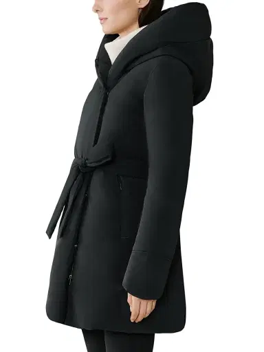 Soia & Kyo Women's Adelaide Self-Tie Coat - Black - Size XL | Thumbnail 5 Soia & Kyo Women's Adelaide Self-Tie Coat - Black - Size XL | Thumbnail 5