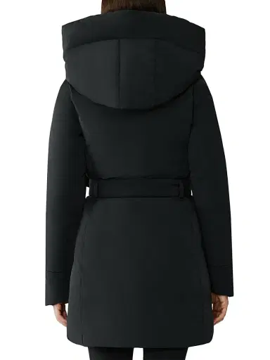 Soia & Kyo Women's Adelaide Self-Tie Coat - Black - Size XL | Thumbnail 6 Soia & Kyo Women's Adelaide Self-Tie Coat - Black - Size XL | Thumbnail 6