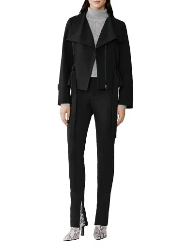 Soia & Kyo Women's Emory Relaxed-Fit Belted Jacket - Black | Thumbnail 2 Soia & Kyo Women's Emory Relaxed-Fit Belted Jacket - Black | Thumbnail 2