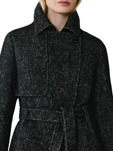 Soia & Kyo Women's Fabianne Wool-Blend Double-Breasted Coat - Black - Size Medium | Thumbnail 5 Soia & Kyo Women's Fabianne Wool-Blend Double-Breasted Coat - Black - Size Medium | Thumbnail 5