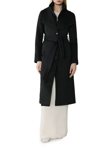 Soia & Kyo Women's Ilana Wool-Blend Coat - Black Heather - Size XL | Thumbnail 3 Soia & Kyo Women's Ilana Wool-Blend Coat - Black Heather - Size XL | Thumbnail 3