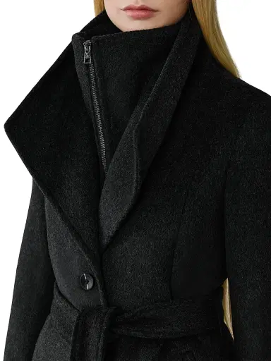 Soia & Kyo Women's Ilana Wool-Blend Coat - Black Heather - Size XL | Thumbnail 6 Soia & Kyo Women's Ilana Wool-Blend Coat - Black Heather - Size XL | Thumbnail 6