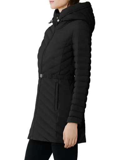 Soia & Kyo Women's Estelle Quilted Down Hooded Jacket - Black - Size XL | Thumbnail 3 Soia & Kyo Women's Estelle Quilted Down Hooded Jacket - Black - Size XL | Thumbnail 3