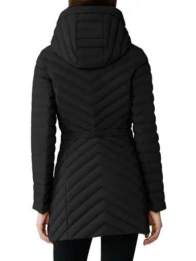 Soia & Kyo Women's Estelle Quilted Down Hooded Jacket - Black - Size XL | Thumbnail 4 Soia & Kyo Women's Estelle Quilted Down Hooded Jacket - Black - Size XL | Thumbnail 4