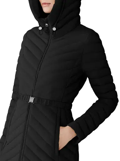Soia & Kyo Women's Estelle Quilted Down Hooded Jacket - Black - Size XL | Thumbnail 5 Soia & Kyo Women's Estelle Quilted Down Hooded Jacket - Black - Size XL | Thumbnail 5