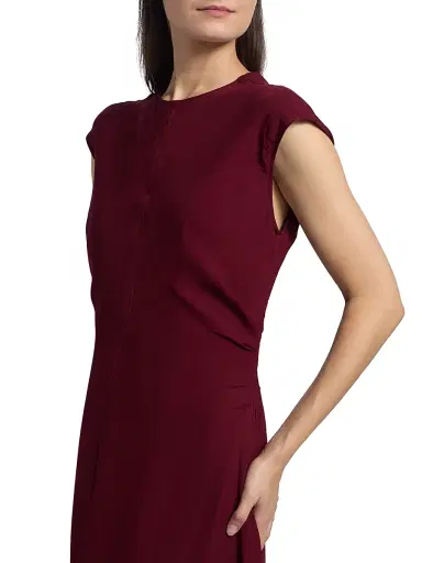 Marie Oliver Women's Zuri Viscose Maxi Dress - Port | Thumbnail 6 Marie Oliver Women's Zuri Viscose Maxi Dress - Port | Thumbnail 6