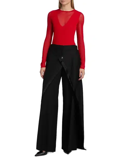 Jason Wu Collection Women's Long Sleeve Knit Top | Thumbnail 2 Jason Wu Collection Women's Long Sleeve Knit Top | Thumbnail 2