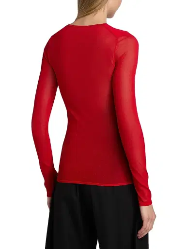 Jason Wu Collection Women's Long Sleeve Knit Top | Thumbnail 5 Jason Wu Collection Women's Long Sleeve Knit Top | Thumbnail 5