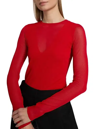 Jason Wu Collection Women's Long Sleeve Knit Top | Thumbnail 6 Jason Wu Collection Women's Long Sleeve Knit Top | Thumbnail 6