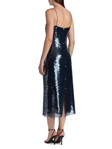 Tanya Taylor Women's Lenox Sequined Slip Dress - Midnight | Thumbnail 5 Tanya Taylor Women's Lenox Sequined Slip Dress - Midnight | Thumbnail 5