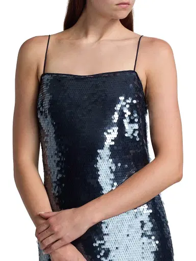Tanya Taylor Women's Lenox Sequined Slip Dress - Midnight | Thumbnail 6 Tanya Taylor Women's Lenox Sequined Slip Dress - Midnight | Thumbnail 6