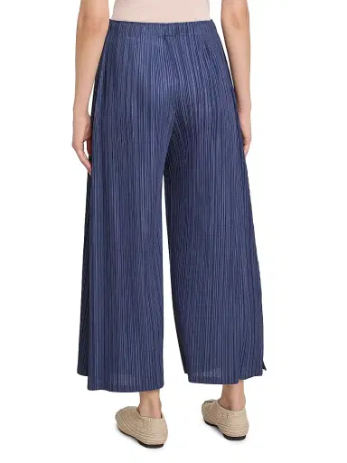 Pleats Please Issey Miyake Women's Mellow Pleated Pants - Navy | Thumbnail 5 Pleats Please Issey Miyake Women's Mellow Pleated Pants - Navy | Thumbnail 5