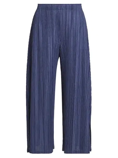 Pleats Please Issey Miyake Women's Mellow Pleated Pants - Navy | Thumbnail 1 Pleats Please Issey Miyake Women's Mellow Pleated Pants - Navy | Thumbnail 1