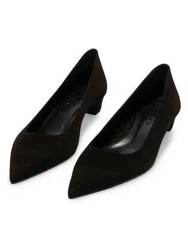 aeyde Women's 30MM Suede Pumps - Black | Thumbnail 2 aeyde Women's 30MM Suede Pumps - Black | Thumbnail 2