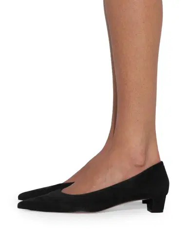 aeyde Women's 30MM Suede Pumps - Black | Thumbnail 6 aeyde Women's 30MM Suede Pumps - Black | Thumbnail 6