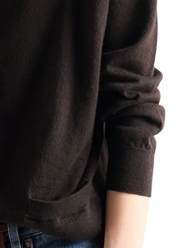 Prada Women's Cashmere Cardigan - Brown | Thumbnail 6 Prada Women's Cashmere Cardigan - Brown | Thumbnail 6