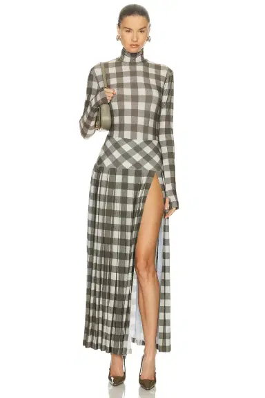 Norma Kamali Pleated Long Skirt | Thumbnail 5 Norma Kamali Pleated Long Skirt | Thumbnail 5