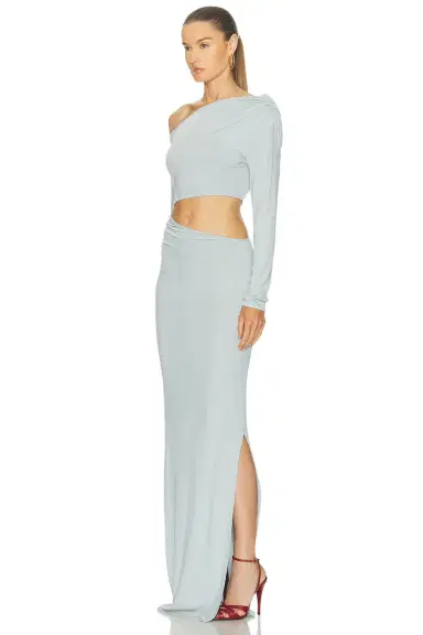 Atlein Cut Out Long Dress | Thumbnail 3 Atlein Cut Out Long Dress | Thumbnail 3