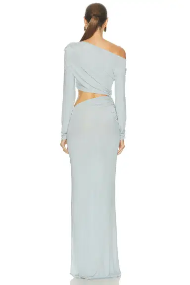Atlein Cut Out Long Dress | Thumbnail 4 Atlein Cut Out Long Dress | Thumbnail 4
