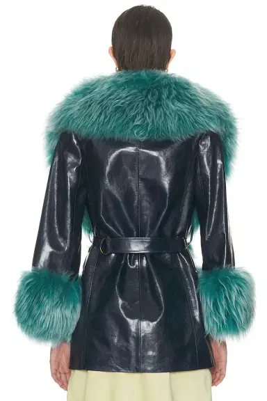 Chloé Shiny Leather Jacket | Thumbnail 3 Chloé Shiny Leather Jacket | Thumbnail 3
