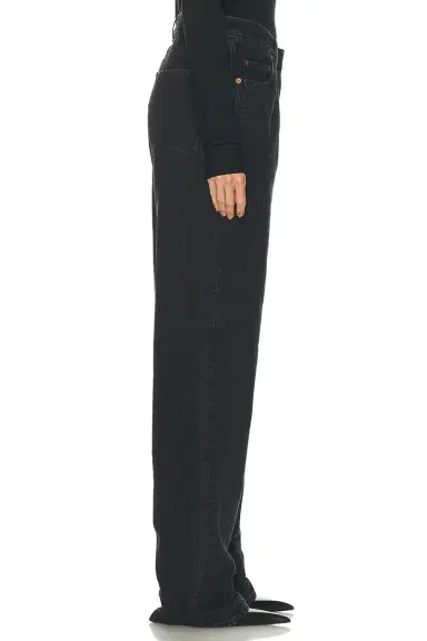 Saint Laurent V-Waist Baggy Wide Leg | Thumbnail 3 Saint Laurent V-Waist Baggy Wide Leg | Thumbnail 3