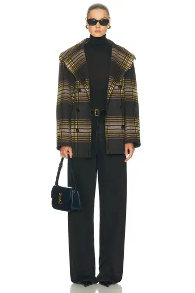 Saint Laurent V-Waist Baggy Wide Leg | Thumbnail 5 Saint Laurent V-Waist Baggy Wide Leg | Thumbnail 5