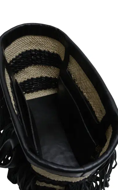 Johanna Ortiz Alcázar Natural Palm Mini Tote Bag | Thumbnail 4 Johanna Ortiz Alcázar Natural Palm Mini Tote Bag | Thumbnail 4