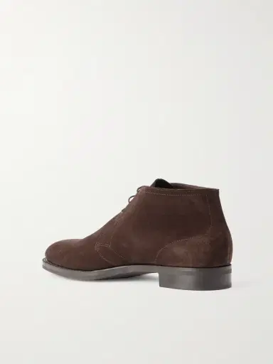 Edward Green Shanklin Suede Chukka Boots - Men | Thumbnail 4 Edward Green Shanklin Suede Chukka Boots - Men | Thumbnail 4
