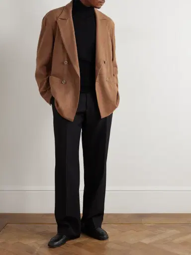 Stòffa Double-Breasted Camel Hair Blazer - Men | Thumbnail 2 Stòffa Double-Breasted Camel Hair Blazer - Men | Thumbnail 2