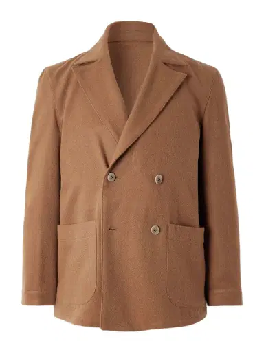 Stòffa Double-Breasted Camel Hair Blazer - Men | Thumbnail 1 Stòffa Double-Breasted Camel Hair Blazer - Men | Thumbnail 1