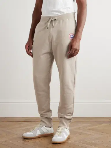 Canada Goose Huron Tapered Logo-Appliquéd Cotton-Jersey Sweatpants - Men | Thumbnail 3 Canada Goose Huron Tapered Logo-Appliquéd Cotton-Jersey Sweatpants - Men | Thumbnail 3