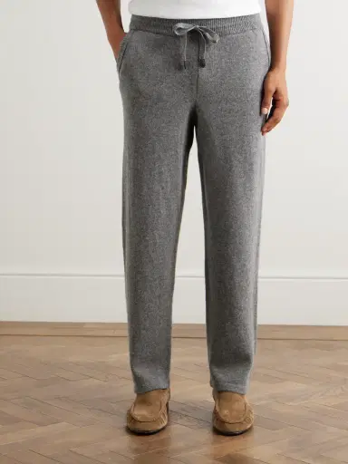 Canali Tapered Wool and Cashmere-Blend Sweatpants - Men | Thumbnail 3 Canali Tapered Wool and Cashmere-Blend Sweatpants - Men | Thumbnail 3