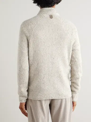 Canali Wool-Blend Zip-Up Cardigan - Men | Thumbnail 4 Canali Wool-Blend Zip-Up Cardigan - Men | Thumbnail 4