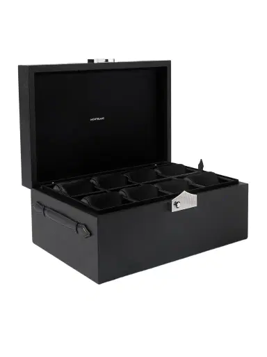 Montblanc Cross-Grain Leather Eight-Piece Watch Box - Men | Thumbnail 1 Montblanc Cross-Grain Leather Eight-Piece Watch Box - Men | Thumbnail 1