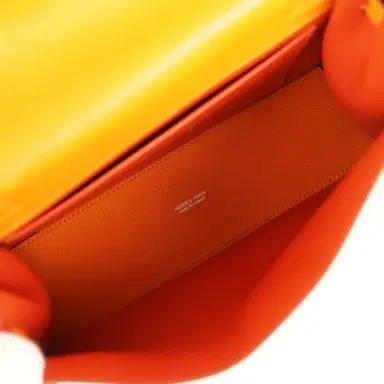 HERMÈS Hermes Kelly Danse Abricot Verso Evercolor Palladium Hardware | Thumbnail 8 HERMÈS Hermes Kelly Danse Abricot Verso Evercolor Palladium Hardware | Thumbnail 8