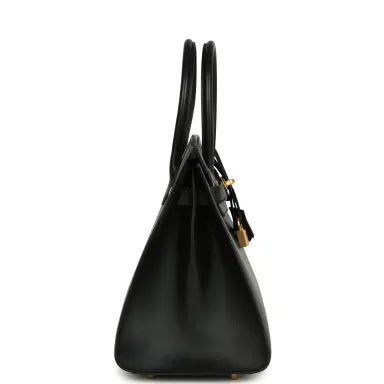 HERMÈS Pre-owned Hermes Birkin Sellier 30 Black Monsieur Gold Hardware | Thumbnail 3 HERMÈS Pre-owned Hermes Birkin Sellier 30 Black Monsieur Gold Hardware | Thumbnail 3