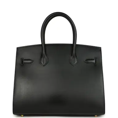 HERMÈS Pre-owned Hermes Birkin Sellier 30 Black Monsieur Gold Hardware | Thumbnail 4 HERMÈS Pre-owned Hermes Birkin Sellier 30 Black Monsieur Gold Hardware | Thumbnail 4