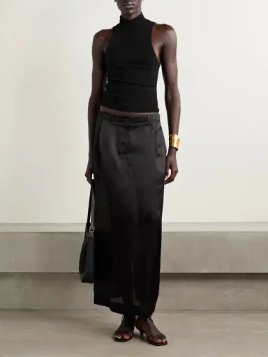 Nili Lotan Hansen Merino Wool And Cashmere-blend Turtleneck Tank | Thumbnail 2 Nili Lotan Hansen Merino Wool And Cashmere-blend Turtleneck Tank | Thumbnail 2