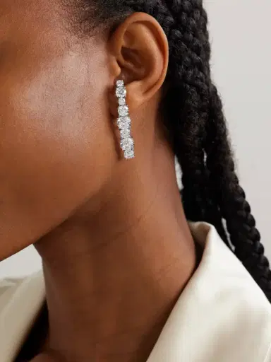 Completedworks Rhodium-plated Cubic Zirconia Earrings | Thumbnail 2 Completedworks Rhodium-plated Cubic Zirconia Earrings | Thumbnail 2