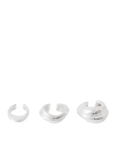 Completedworks Set Of Three Silver-plated Ear Cuffs | Thumbnail 1 Completedworks Set Of Three Silver-plated Ear Cuffs | Thumbnail 1