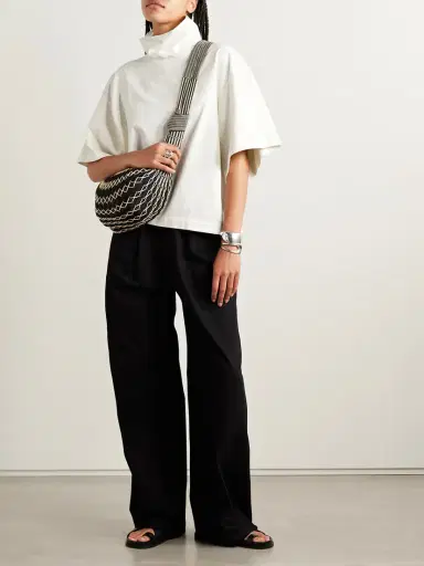 RÙADH The Orbital Organic Cotton-jersey Turtleneck T-shirt | Thumbnail 2 RÙADH The Orbital Organic Cotton-jersey Turtleneck T-shirt | Thumbnail 2